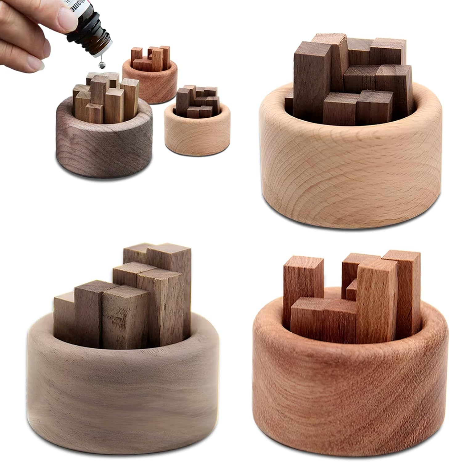 Home Fragrance Set - Juego de difusor de aceites esenciales