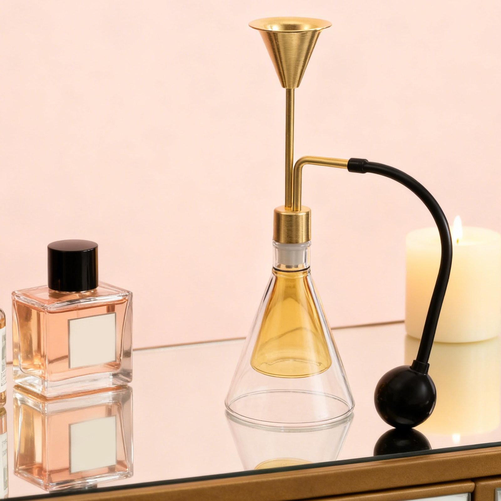 Frasco de vidrio de doble pare - Home Fragrance Bottle reseña y precio