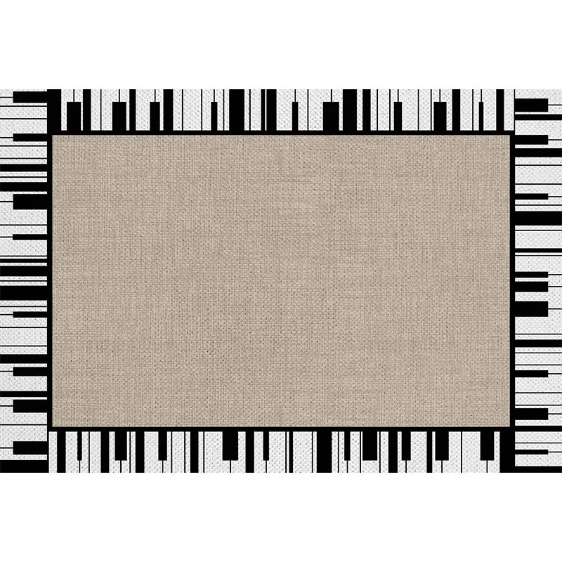 Alfombra de lana para sala de  - Home Fragrance Piano reseña y precio